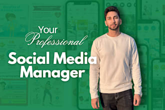 be your social media marketing manager and content creator