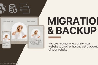 migrate, backup large wordpress websites