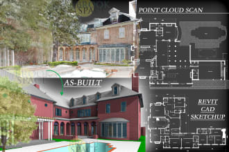 create revit and cad as built from point cloud scans