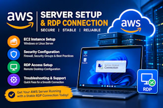 set up AWS ec2 windows server with secure rdp access