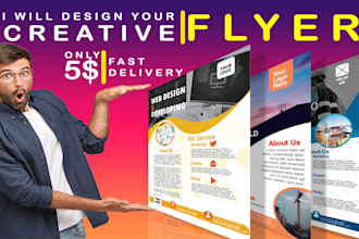 design all kinds of flyer designs you need