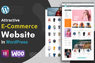 build an attractive ecommerce website in wordpress