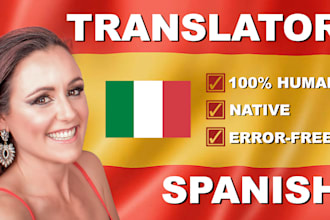 do italian to spanish translation native spanish