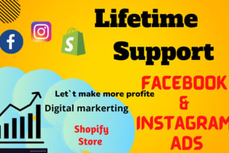 create and manage your ads manager, shopify facebook ads, instagram ads