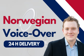 be your professional norwegian voice over