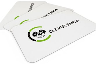 design a professional creative text based logo for your business