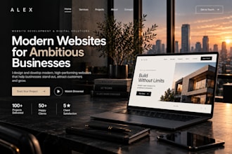 create modern coming soon or under construction page