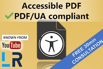make PDF accessible, wcag, PDF ua, eaa, en 301 549, bfsg
