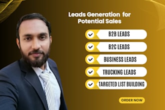 perform b2b lead generation for potential sales