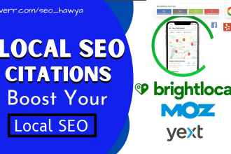 do local SEO citation from brightlocal moz and yext