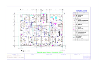 design architectural, electrical, plumbing, and hvac drawing in autocad