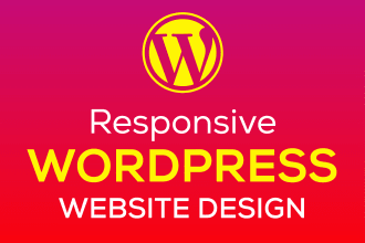 create modern responsive wordpress website, blog site, landing page