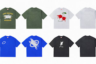 design unique style for your graphic tees