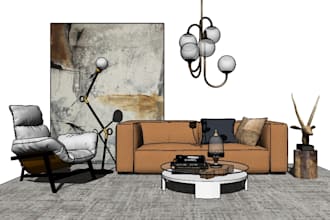 do 3d mood board with shopping links