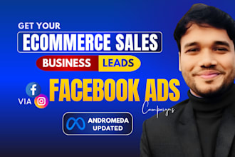 be your meta ads expert, facebook ads and instagram ads manager