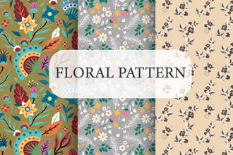 design floral seamless patterns or textile print