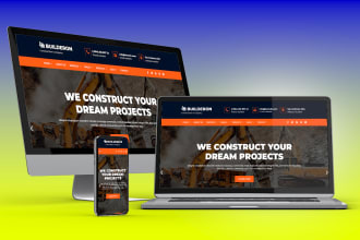 design construction website for plumber electrician roofing hvac handyman solar