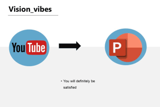 covert youtube or e course video to powerpoint