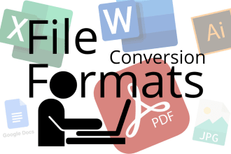 convert xls, doc, pdf,  google docs, image file formats