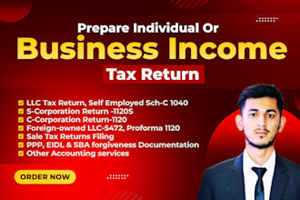 prepare tax returns for business and individuals