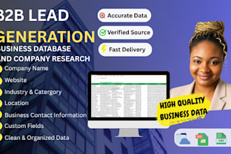 build a targeted b2b lead list and business database