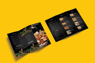 do food flyer, poster, food menu, restaurant menu, menu card, takeaway design