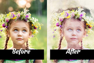 convert your image to watercolor painting