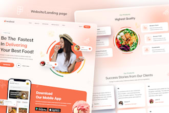 design website or landing page in figma