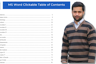 create a clickable table of contents for your documents