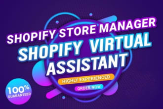 manage shopify, wordpress store, upload products, update inventory