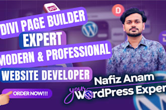 be your divi or elegant theme expert building wordpress websites