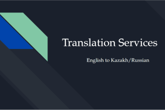 translate and proofread from english to russian and kazakh