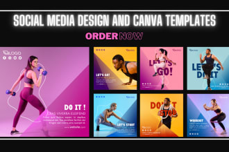 do social media design and canva templates