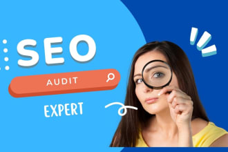 provide a professional SEO audit report and a competitive website analysis