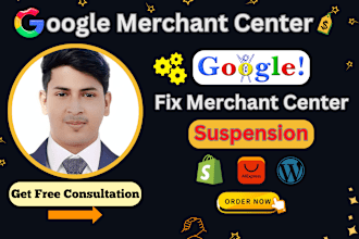 setup or fix google merchant center and shopping ads campaign