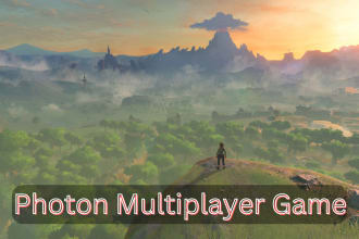 develop unity games include 2d,3d,multiplayer, playfab photon