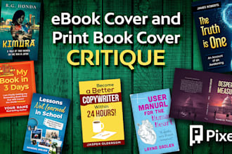 critique and review your ebook or print book cover