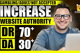 increase ahrefs domain rating dr 70 and moz domain authority