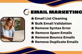 do bulk email validation, verification and email list cleaning service