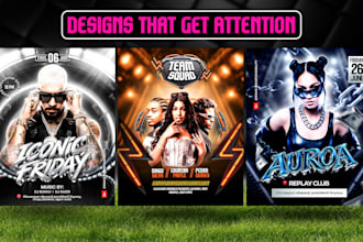 design standout event and party flyers