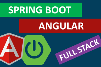 web development, fullstack, angular, spring boot