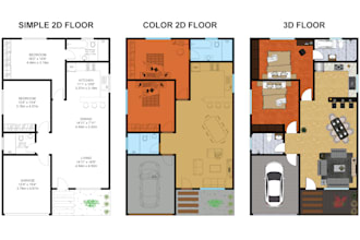 do floor plans from matterport, pdf, sketch, custom design