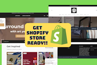 design shopify clothing brand store, modern clothing website and fashion