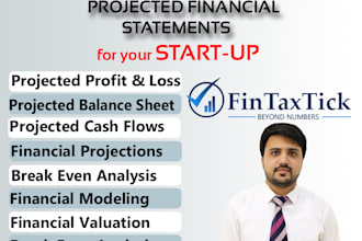 prepare financial plan or projections for your start up