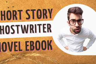 ghostwrite your short story, novel or ebook