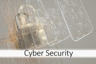 design a cyber security ,IT ,pitch deck presentation slides