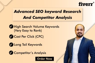 do advanced SEO keyword research and competitor analysis