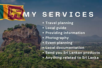 assist you anything related to sri lanka