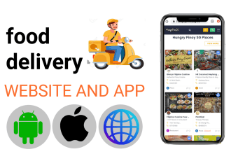 build food delivery website and apps