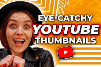 design a amazing youtube thumbnail super fast